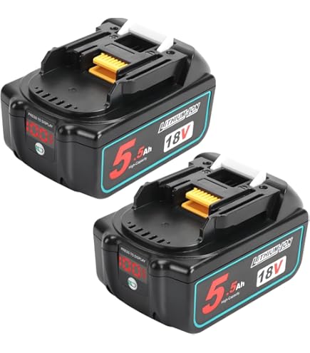 für Makita 18V 3,0Ah BL1815G Akku und DC18WA Ladegerät, Kompatibel mit Makita Ersatzakku BL1820G