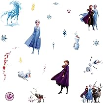 Carta da parati per camerette a tema Frozen, murale Frozen di ELSA per la cameretta dei bambini, murale Frozen per bambini - Italia
