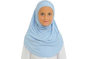 Prien Easy To Wear Hijab For Girls, Muslim Scarf for Kids, Instant Hijabs For Women, Viscose Children Scarves For Ramadan Eid