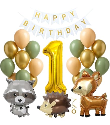 5. Geburtstagsdeko Mit Traktor & Bagger-Motiv | Ballons, Banner & Cake Topper | Deko-Set Für Jungen-Party Im Bauernhof-Look