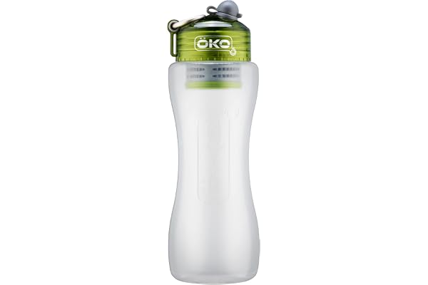 OKO H2O Bouteille de filtration pour chlore, plomb, micro-plastiques et autres contaminants 1 l
