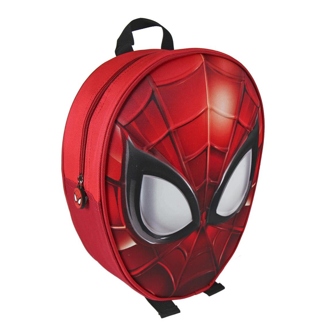 Marvel-2100001970-Spiderman--Face-31-cm-3D-Effekt-Junior-Rucksack