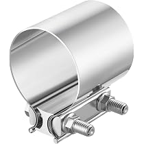 Vibrant ultra quiet stainless steel muffler oval 3'' (uni
