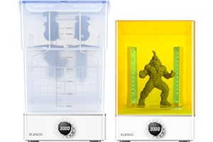 ELEGOO Mercury X Bundle Wash and Cure, Máquina de Lavado y Curado, Máquina de Curado de Resina UV, Adecuado para Impresora 3D LCD/DLP/SLA, Compatible con Saturn Mars Photon S