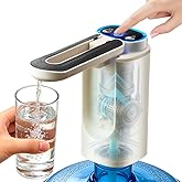 Automatic Water Dispenser Pump with Foldable Spout for 5 Gallon Bottle, Type-C Rechargeable 3 Quantitative Settings Food Grad