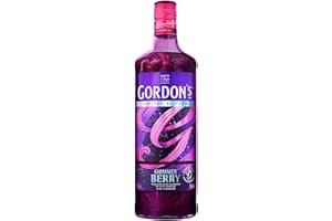 ‎GORDON'S Gordon's Shimmer Berry Gin Likör, Einzigartiger Glitzer-Effekt, Limitierte Auflage, mit Aromen von saftigen Beeren, für Drinks zu Weihnachten und Silvester, 20% vol, 700ml Einzelflasche