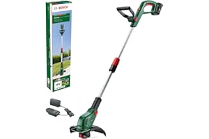 Bosch cortabordes a batería UniversalGrassCut 18V-26-500 (para cortar hierba y recortar bordes; tiempo de carga: 65 min; diámetro de corte: 26 cm; sistema de 18 voltios; con batería y cargador)