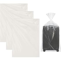 10 Sacchetti Di Plastica Extra Grandi 90x120 Cm - Trasparenti E Spessi, Per Valigie, Trapunte E Traslochi
