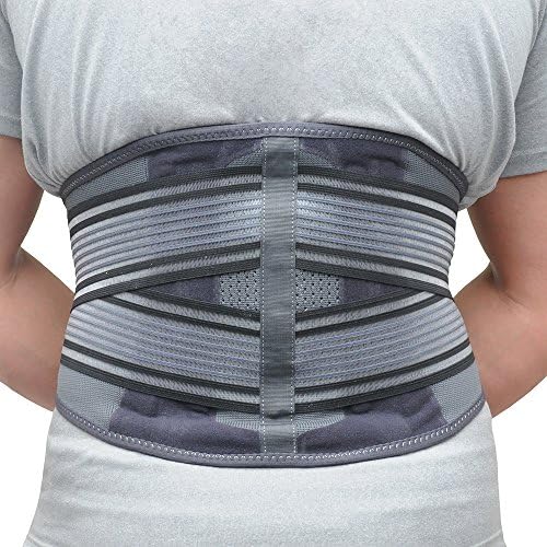 Medically Approved - Ultra Lumbar (Back) Support With Reinforced Stays & Removable Therapy Pad - Supplied to UK Hospitals - Ideal for lower back discomfort, sciatica, disc hernia, osteoarthritis & post-op