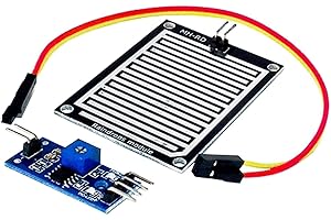 AZDelivery Modulo Sensore Pioggia, rilevatore di Acqua Piovana compatibile con Arduino incluso un E-Book!