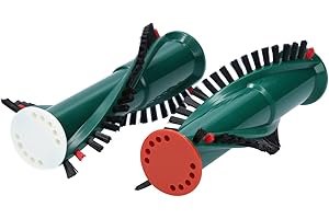 Kenekos - 2 Pezzi di spazzole di Ricambio Adatte alla Spazzola elettrica Vorwerk Folletto ET-340, per l'utilizzo delle spazzole Rotonde dell'aspirapolvere EB-350 / EB-351, 1 Coppia