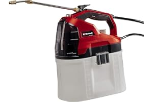 Einhell Pulvérisateur à pression sans fil GE-WS 18/75 Li-Solo Power X-Change (18V, pompe automatique, réservoir transparent, lance télescopique) Livré sans Batterie ni Chargeur