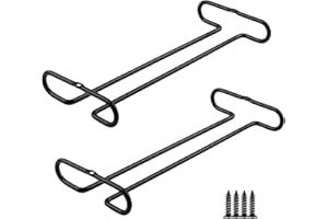 KAYSENSUK Supporto per bicchieri da vino, 2 pezzi, supporto per bicchieri da vino, supporto per bicchieri da vino, supporto sotto armadio, per bar, cucina, vino