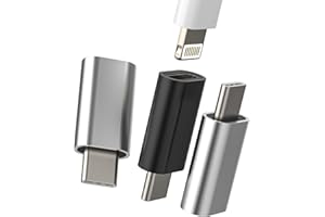 KEFIANY Adattatore Da Lightning a USB C per iPhone iPad Mini compatibile per Samsung (3Pack) Jack Cavo Type Maschio Per Apple Femmina Accessori Adapter Adattatori Tipo C Cable Ricarica Connettore L-to-tp