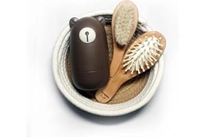 PAPABEAR Baby-Nagelknipser-Set mit niedlichem Etui, Fingernagel- und Zehennagelfeilenset für die Maniküre und Pediküre von Neugeborenen, Geschenk für die neue Mutter