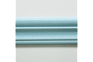 Guest Ruyunlai Cenefa Autoadhesiva Para DecoracióN De Pared De Cocina, BañO,Pvc Cenefa Autoadhesiva Para DecoracióN Azul claro 8cm X 230cm*2 Pcs