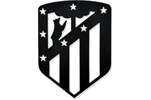 DIGIDU | Cuadro Escudo Futbol At de Madrid, Decoración Hogar, Decoración Habitación, Decoración Salón Moderno, Futbol, Regalo Futbol, Regalo Entrenador, Regalo Original (At de Madrid)