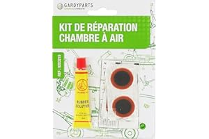 GREENSTAR GARDY PARTS - Kit Rustine - Réparation Chambre À Air SHAK - 4 Rustines Ø 20 mm + 1 Rustine 45x25 mm + Colle Et Abrasif - Anti-Crevaison