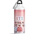 Chhaap BTS Bangtan Boys Vogue Printed Aluminium Sports Sipper (750 ml) Music Band V Suga J-Hope Jungkook Jin Jimin Rm BTS Signature Army Best Gift for BTS Lovers Water Bottle Pack of 1 (BTS SIP03)