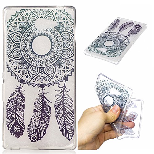 Qiaogle Tel  fono Caso - Funda de TPU silicona Carcasa Case Cover para Sony Xperia M2  4 8 Pulgadas  - HC03   Azul atrapasue  os