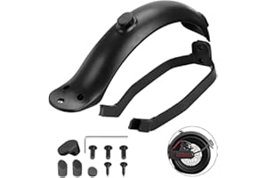 AKOFIC Guardabarros Trasero para Scooter, Guardabarros Adecuado para Xiaomi M365/M365 Pro Scooter Eléctrico con Soporte de Guardabarros, Accesorio de Repuesto con Gancho y Tornillos