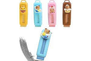 CATOR 4 stylos parfumés rétractables gomme enfant, forme Kapi Bara gomme, gomme mignonne.