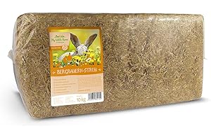 MÜHLDORFER MY LITTLE FARM My Little Farm - Paglia Naturale di Alta qualità per Conigli, criceti e Piccoli Animali, Ideale per lettiera e stuzzicadini, antiodore, biodegradabile