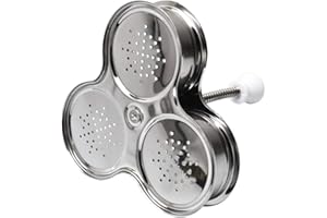 U-K Pocheuse à œufs pochés antiadhésive en acier inoxydable - Plateau à pocher les œufs - Pratique et pratique