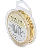 Beadalon Artistic Basteldraht 20 Gauge – 15 Yard (13.7 M) Messing, Anlaufgeschützt