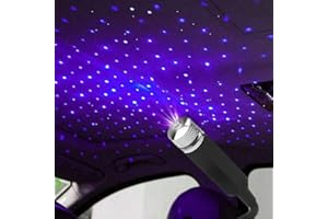 ‎JOYFAN JoyFan USB Autodach Atmosphäre Sternenhimmel Lampe Umgebungsstern Licht LED Projektor Lila Nachtlicht Einstellbare Mehrere Lichteffekte (Purple)