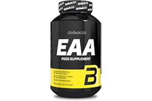 BioTechUSA EAA Capsules | 3200mg Acides Aminés Essentiels, Les 9 essentiels | Ratio recommandé par l'OMS | 200 capsules