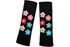 RTRTGS 2pcs Protector Cinturon Coche Niños, Almohadillas Cinturon Coche, Almohadillas para Cinturón de Seguridad, Funda Cinturon Coche para Adulto Niños Protegen Hombro Cuello, Cómodas Durante Viaje