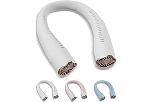 KENSUKA Ventilatore da Collo NF3, 4000mAh USB Ventilatore Collo Ricaricabile con 3 Velocità Regolabili, 180° Regolabile - Ideale per Sport, Pendolarismo & Viaggio