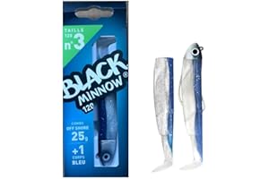 2 x Packs of Fiiish Black Minnow 120 Combo Off Shore 25g Lure – Blue