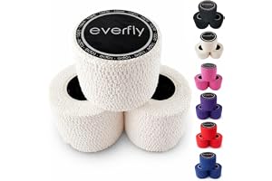 EVERFLY Finger Tape för Cross Training & Weightlifting – 3 Rullar Sporttejp för Hook Grip, Tummar och Fingrar – Skydd mot
