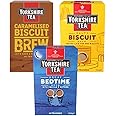 Yorkshire Tea Variety Pack x40 Tea Bags - Malty Biscuit, Decaf Bedtime, Caramelised Biscuit Brews (Pack of 3, Total 120 Tea Bags)