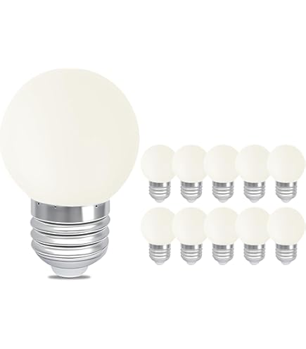 Ampoule LED E27 Globe Avec Parapluie Blanc Amovible – 3W, 250 Lm, Petit Modèle