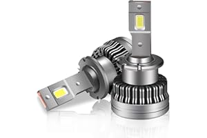 WinPower D2S LED Lampadine Fari 90W 16000LM 6000lm Bianco HID a Led Kit di conversione Collega direttamente al reattore Xenon originale, 2 Pezzi