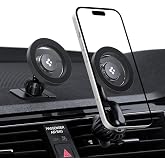 Spigen Mag Fit MTF13-1 2in1 MagSafe Uyumlu Ara&ccedil; İ&ccedil;i Torpido ve Havalandırma Telefon Tutucu (Uzun) Koyu Gri - ACP08321 (Spigen