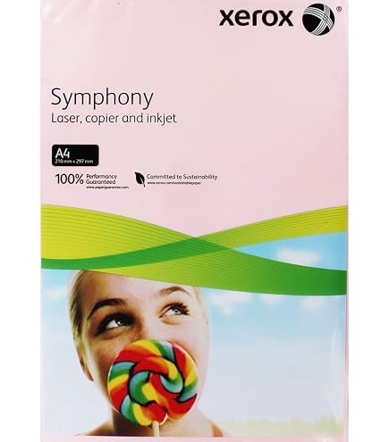 Xerox Symphony Pastel Vert Pastel 80 G/m² A4 - Ramette 500 Feuilles - Papier Couleur Multifonction