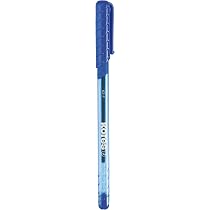 Kores Kugelschreiber K0R-M – 12 Stück, Blaue Semi-Gel-Tinte, Mittlere Spitze, Gummi-Griff