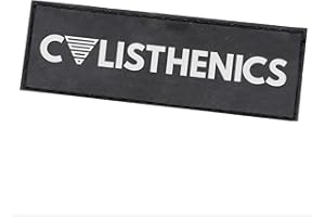 GORNATION® Velcro Patches for Athletes, Calisthenics & Street Workout | PVC Patch for Fitness & Sports | Accessory for Backpack & Weight Vest (Calisthenics)