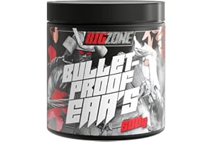 ‎BIG ZONE HIGH QUALITY SPORTSNUTRITION Big-Zone Bulletproof EAA's EAA Essentielle Aminosäuren | Für Muskel und Gewebe - Bodybuilding - Extrem Lecker | 500g Pulver (Apfelringe)
