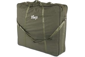 Lucx XXL Carry Bag for Bed, Sun Lounger, Fishing Lounger, Carp Lounger, Garden Lounger, Dimensions (L/W/H): 82 x 90 x 30 cm