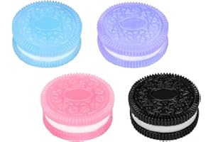 ZTBFHLZQ 4 Pezzi Oreo Squishy, Taba Squishy Oreo, Giocattolo di Simulazione Biscotti, Giocattolo Antistress Per Biscotti, giocattolo ultra morbido di decompressione, perfetti per casa,ufficio (B)