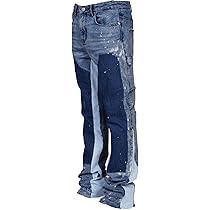 Hopecn Y2K Jean évasé Pour Femme Avec étoile Et Strass - Pantalon