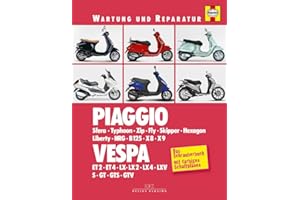 Piaggio / Vespa: Sfera, Typhoon, Zip, Fly, Skipper, Hexagon, Liberty, NRG, B125, X8, X9 / ET2, ET4, LX, GT