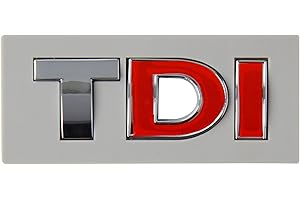 Sumex LOG1436 Chrome Emblem with TDI - Red