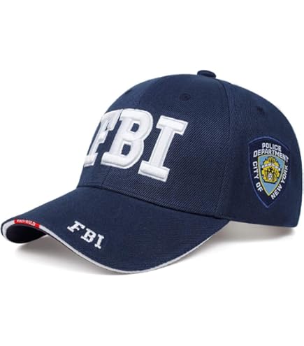 Casquette De Baseball Brodée FBI Pour Hommes Et Femmes, Casquettes