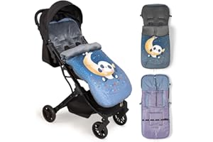 Interbaby Saco Silla Paseo Universal Saco Bebe Invierno Suave, Cálido, Afelpado | Saco Carro Bebe Invierno Desmontable, Doble Apertura, Lavado Fácil, Materiales Antialérgicos